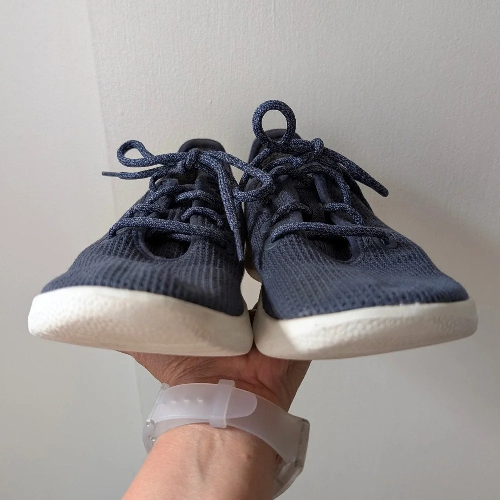 Allbirds Tree Runners Navy Blue Eucalyptus Sneakers Womens Size 9‎ TR W9